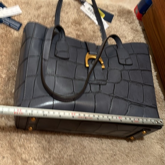 NWT DOONEY & BOURKE Tote, shoulder bag, satchel handbag, wallet, set steel blue - Picture 3 of 16